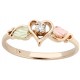 Genuine Diamond & Heart Ladies' Ring - by Landstrom's